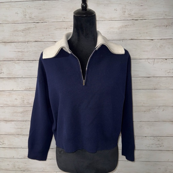 Mango Contrast Knit Sweater - Picture 5 of 8